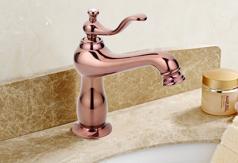 Tirreni Luxury Fashion Brass Single Handle Bathroom Faucet